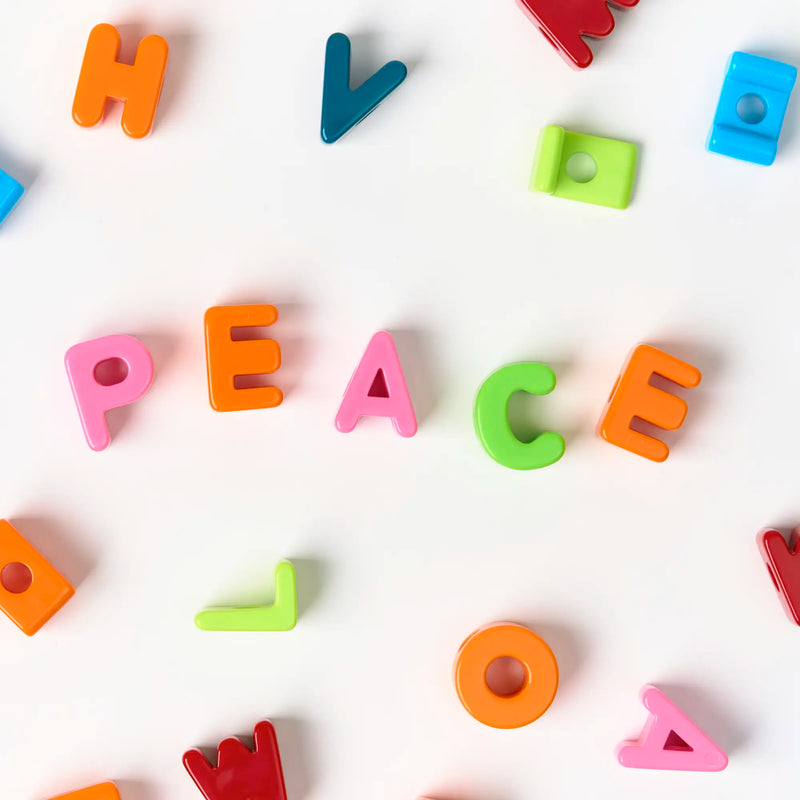 C7Skates Power Words A to Z Lace Block Set – Pre-Spelled Blocks for Skate & Shoe