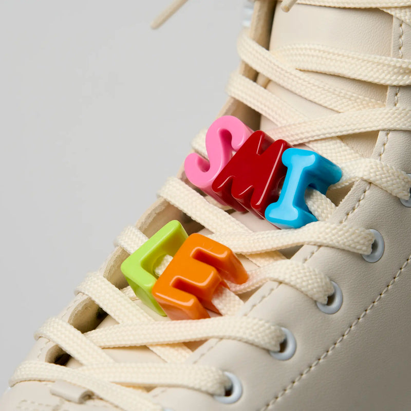 C7Skates Power Words A to Z Lace Block Set – Pre-Spelled Blocks for Skate & Shoe