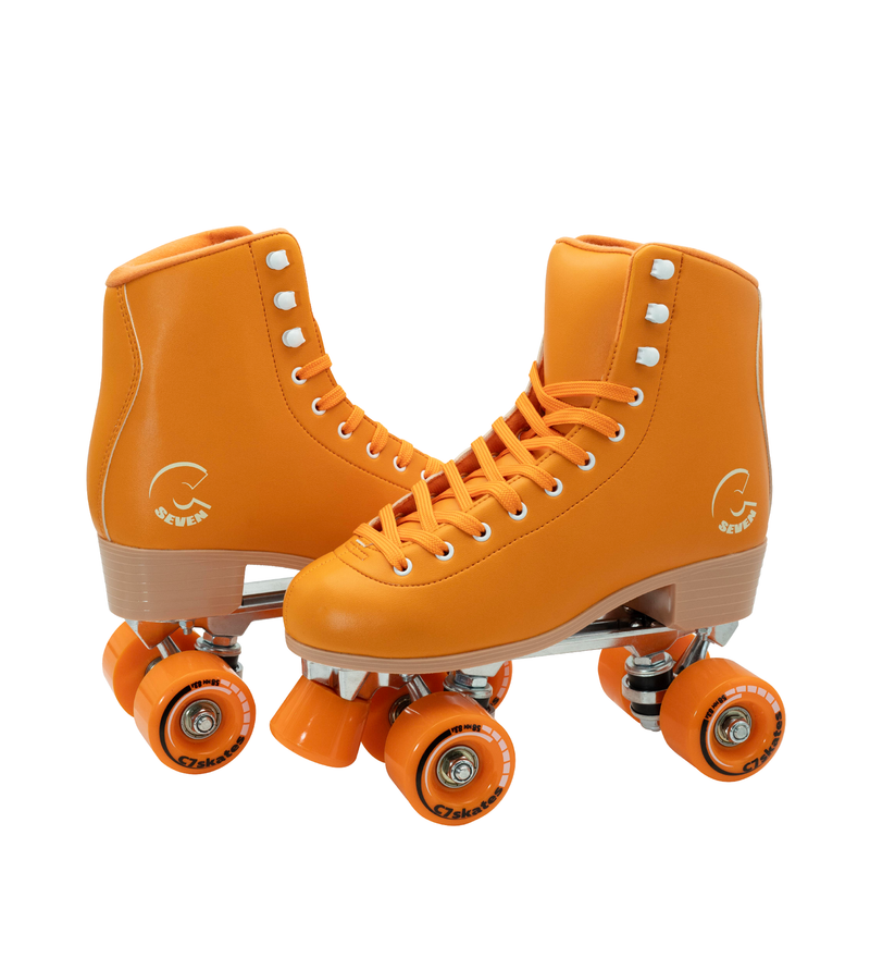C7skates Premium Carrot Orange Roller Skates