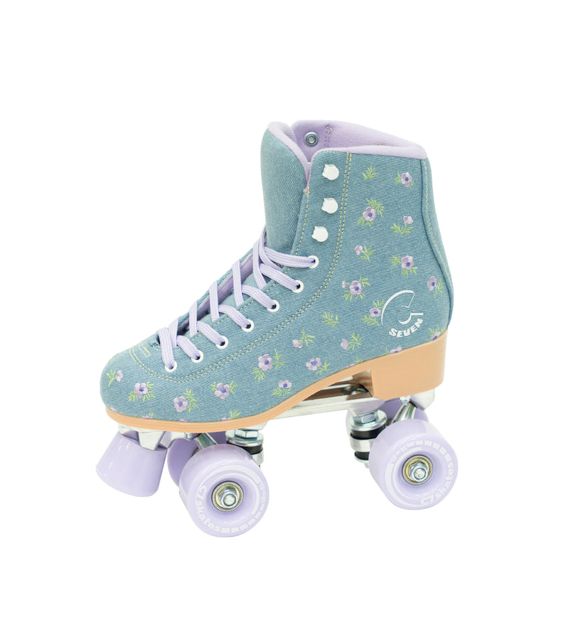 C7skates Premium Floral Field Roller Skates