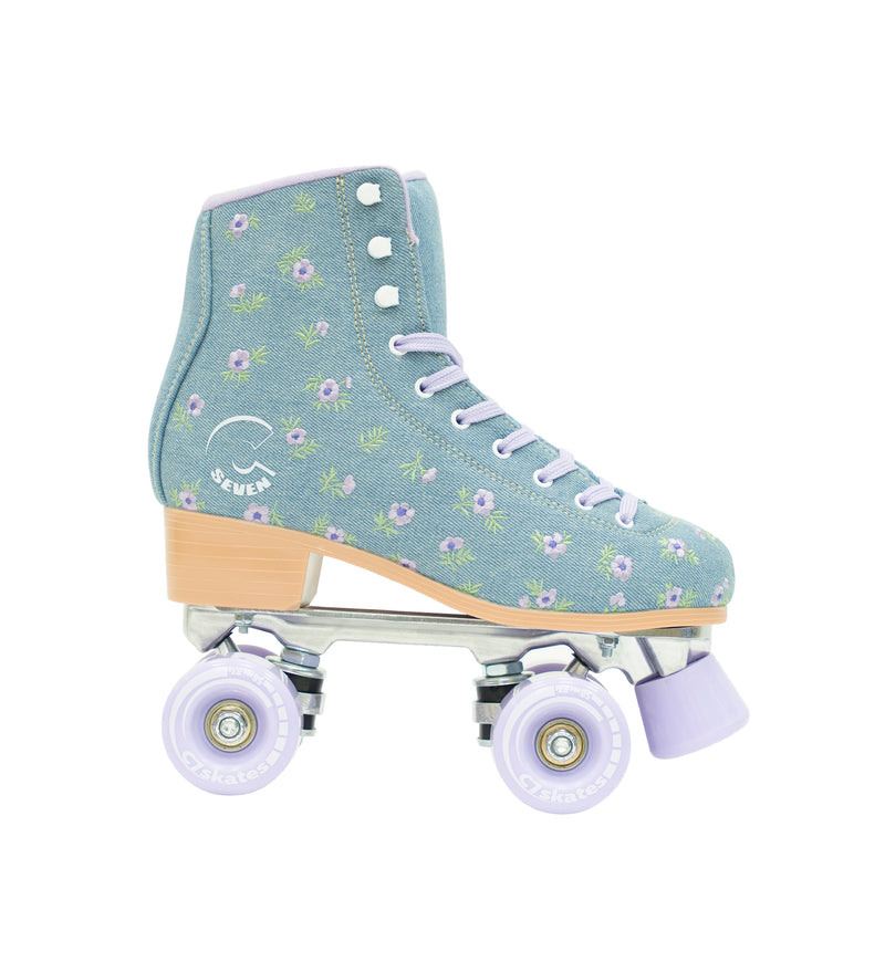 C7skates Premium Floral Field Roller Skates