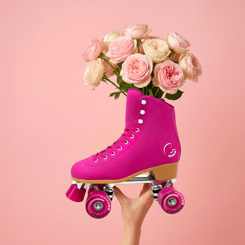 C7skates Premium Viva Rose Roller Skates