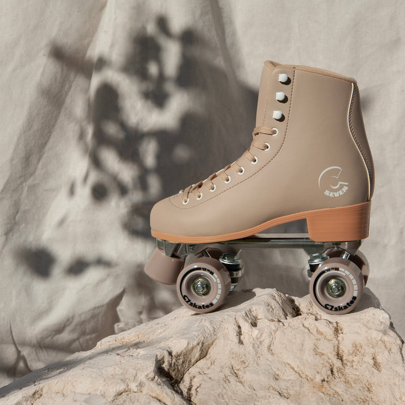 C7skates Premium Winter Wheat Roller Skates - Lifestyle