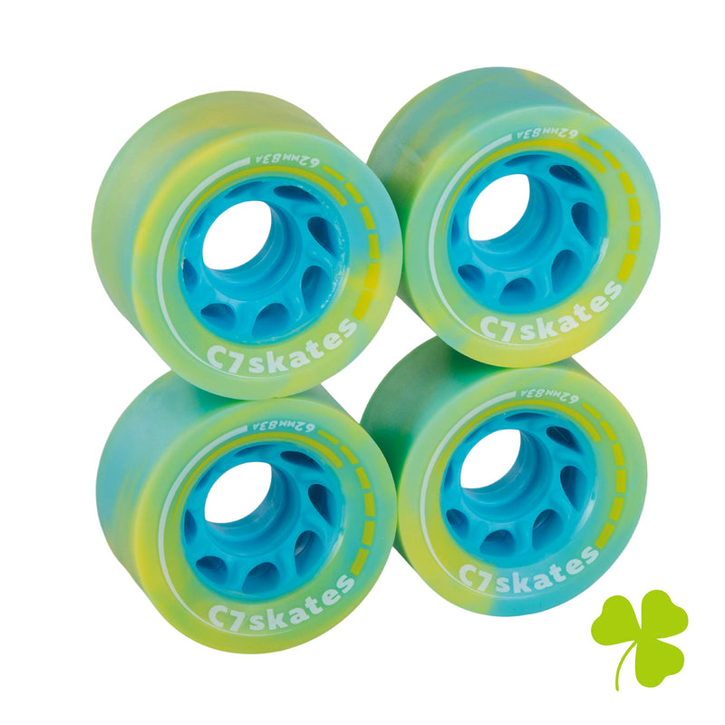 C7skates Lucid Swirl Roller Skate Wheels