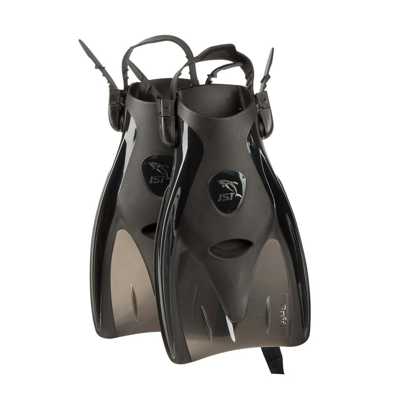 IST Orbit Premium Snorkeling Fins- Black