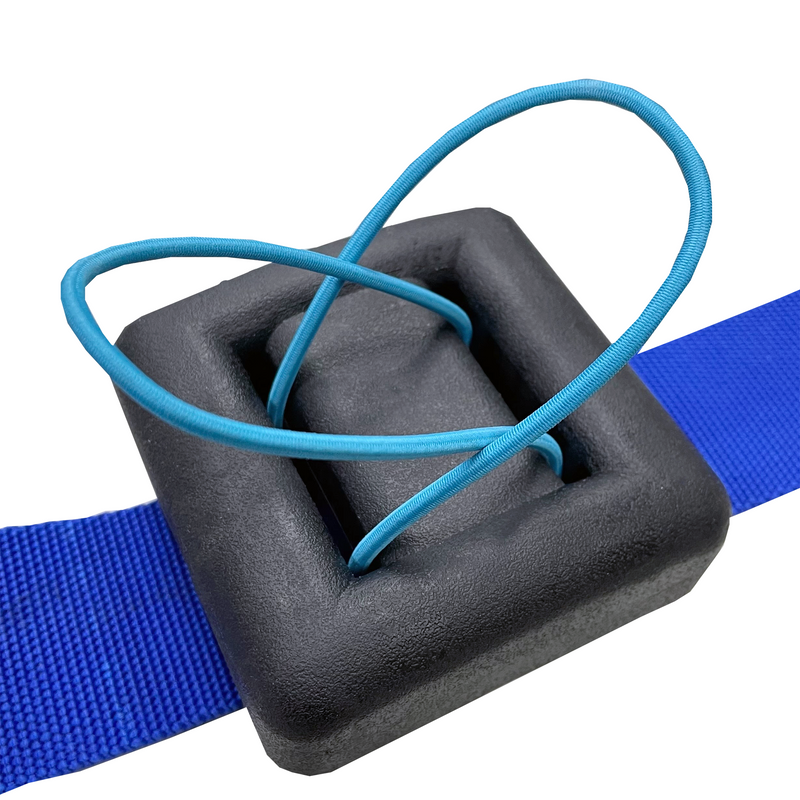 IST Multi-Functional Aluminum Diving Weight Plate with Bungee Straps