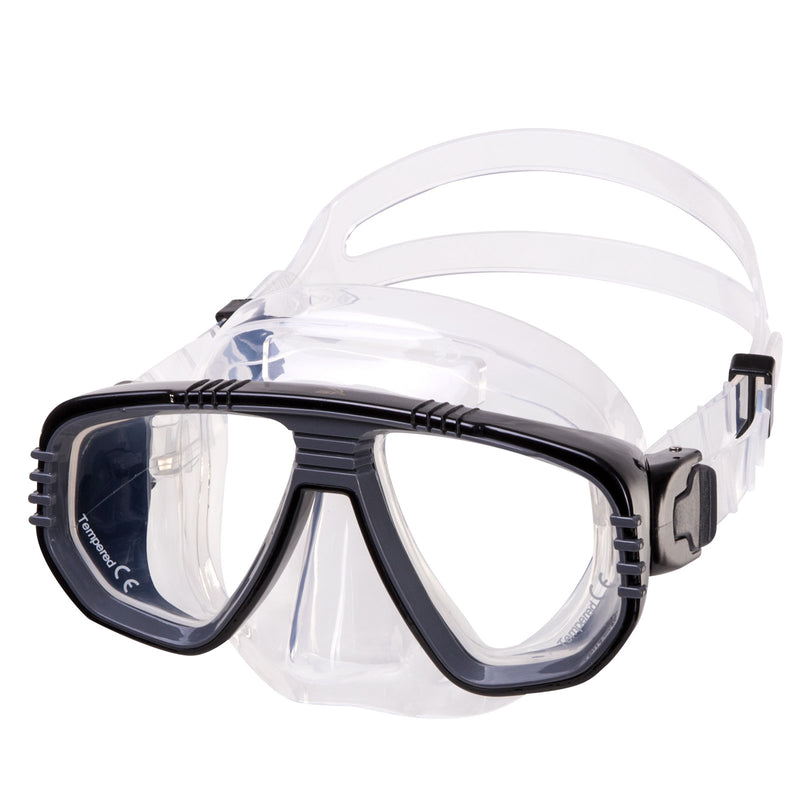 IST Corona Twin Lens Scuba Diving Snorkeling Mask with RX Lens Option