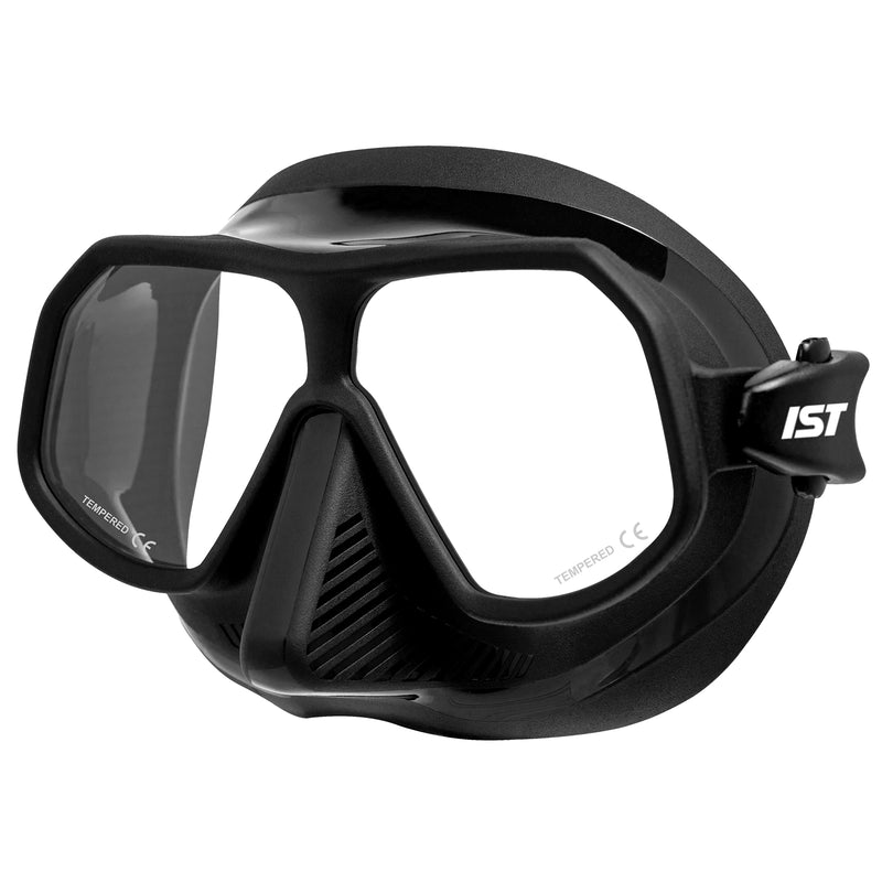 IST MP210 Sonic Dual-Window Diving Snorkeling Mask- Black