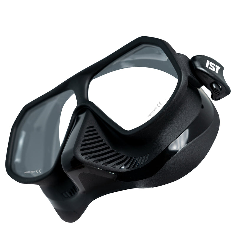 IST MP210 Sonic Dual-Window Diving Snorkeling Mask- Black