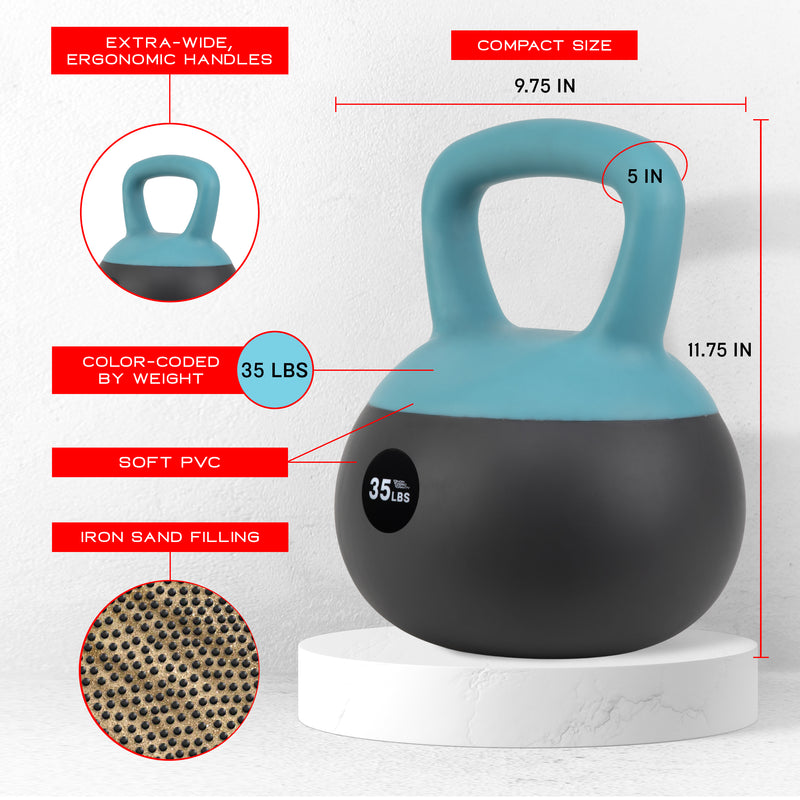 NonZero Gravity Iron Sand Soft Kettlebell 35lb 