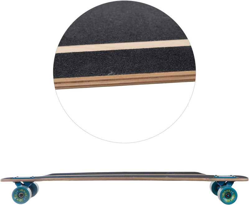 Awaken 9.5" Drop Through Complete Longboard - Ninja