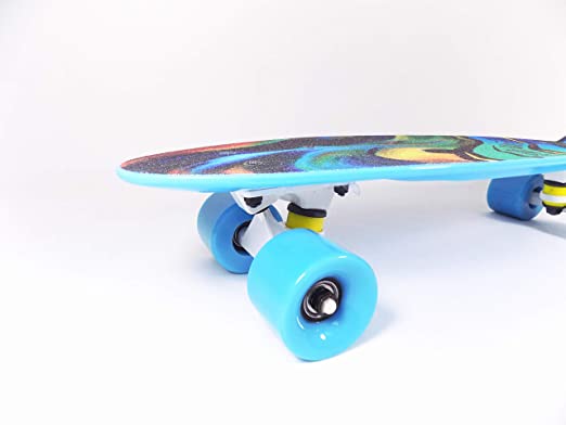 Rekon 22" Plastic Mini Cruiser Skateboard - Oil Painting
