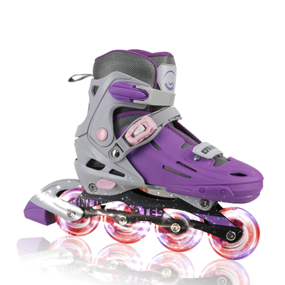 C7skates Galaxy Kid Inline Skates with Light Up Wheels