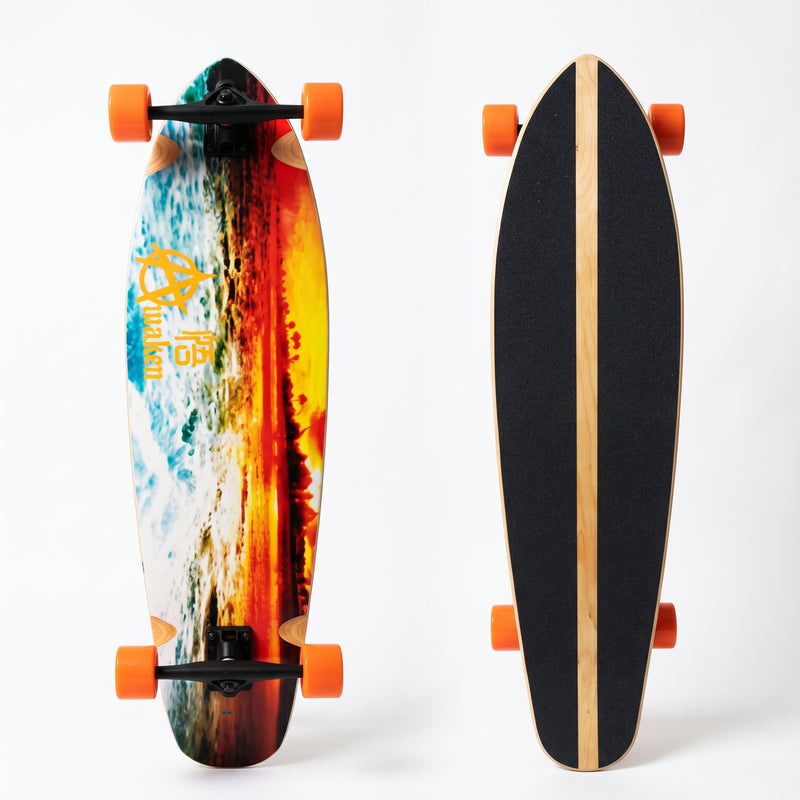 Awaken 40 x 9.75'' Pintail Complete Longboard - Sunset Beach
