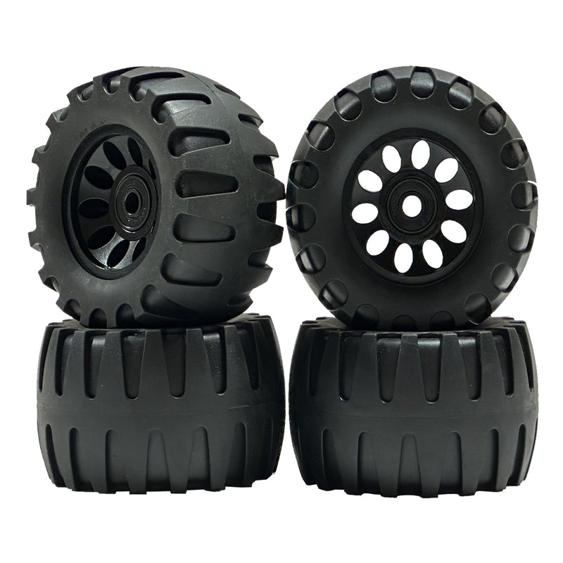 112mmx62mm TPR WHEEL W/BEARING 4PCS/SET