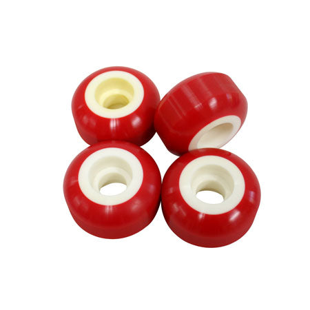 Cal 7 Red/White 2-TONE Skateboard Wheels | 52mm 99A