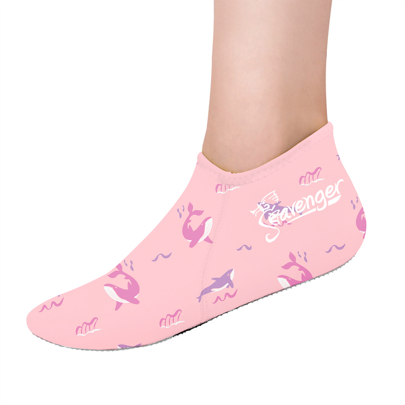 Seavenger Kids 3mm Neoprene Zephyr Socks - Paradise Pink