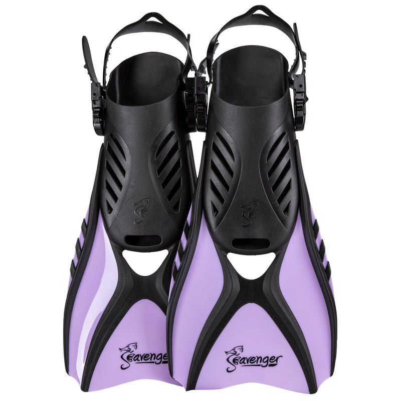 Soft Lavender snorkel fins