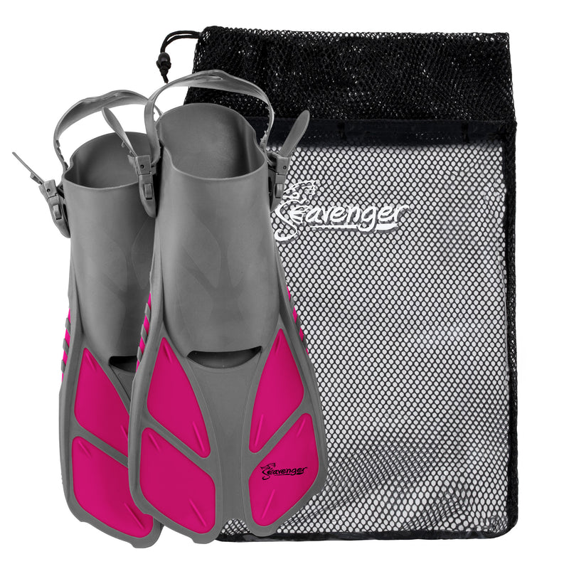 Seavenger Torpedo Snorkeling Fins with Gear Bag