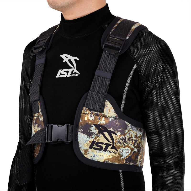 Free Diving / Apnea Weight Vest-Brown