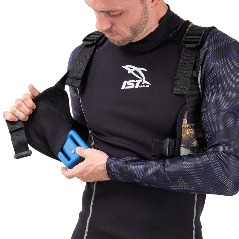 Free Diving / Apnea Weight Vest-Brown