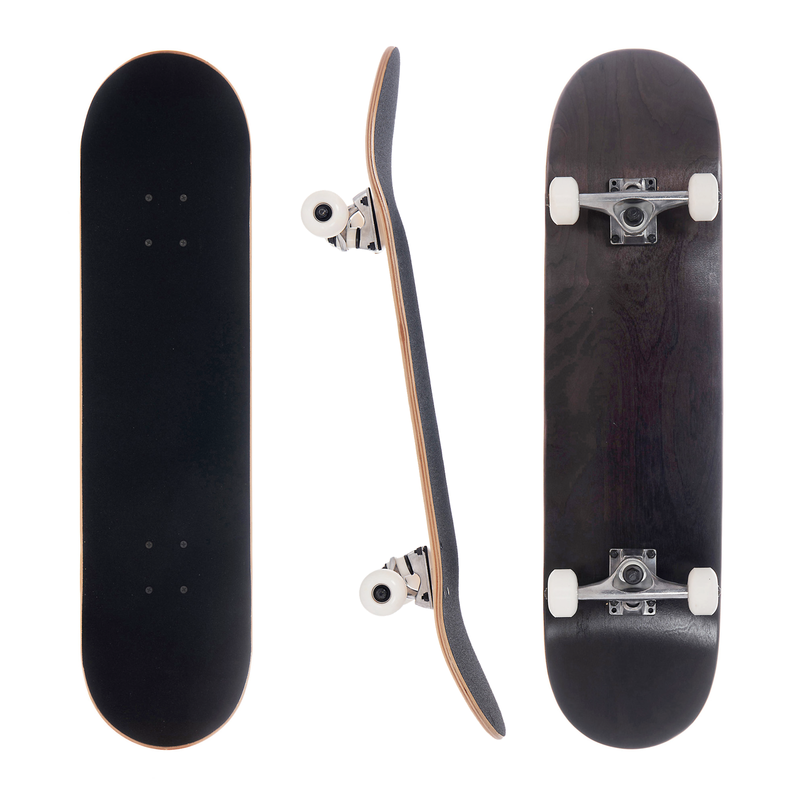 Awaken 8'' Stained Black Complete Skateboard