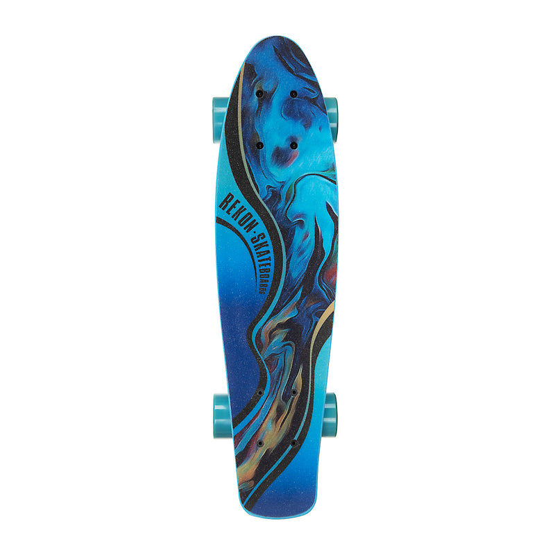 Rekon 22" Plastic Mini Cruiser Skateboard - Ribbon