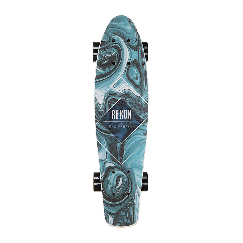 Rekon 22" Plastic Mini Cruiser Skateboard - Swirl