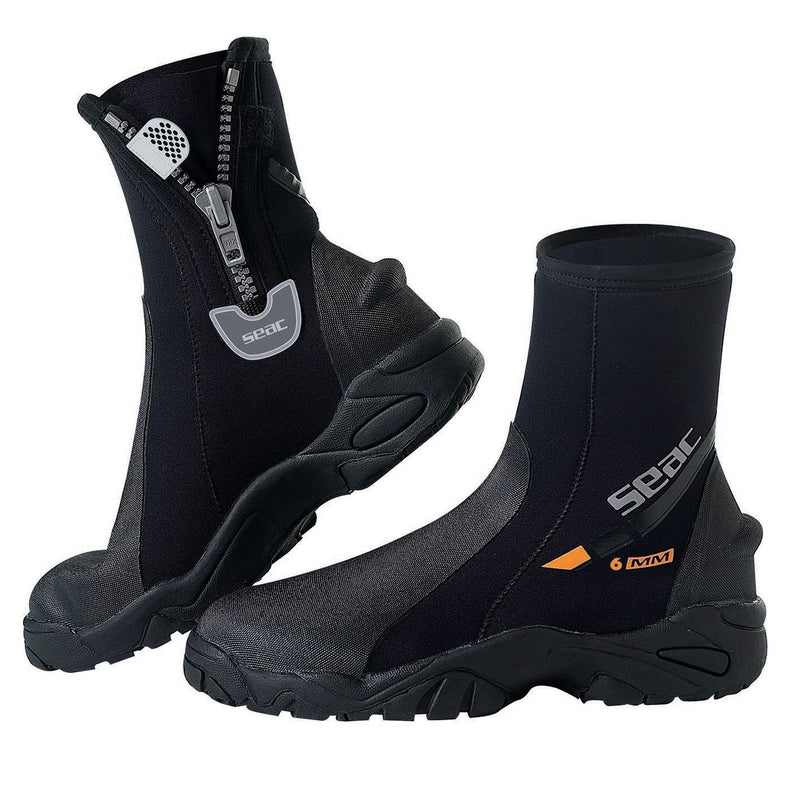 SEAC 6mm PRO HD Scuba Boots, Extra Strong Thick Sole & Grip Traction