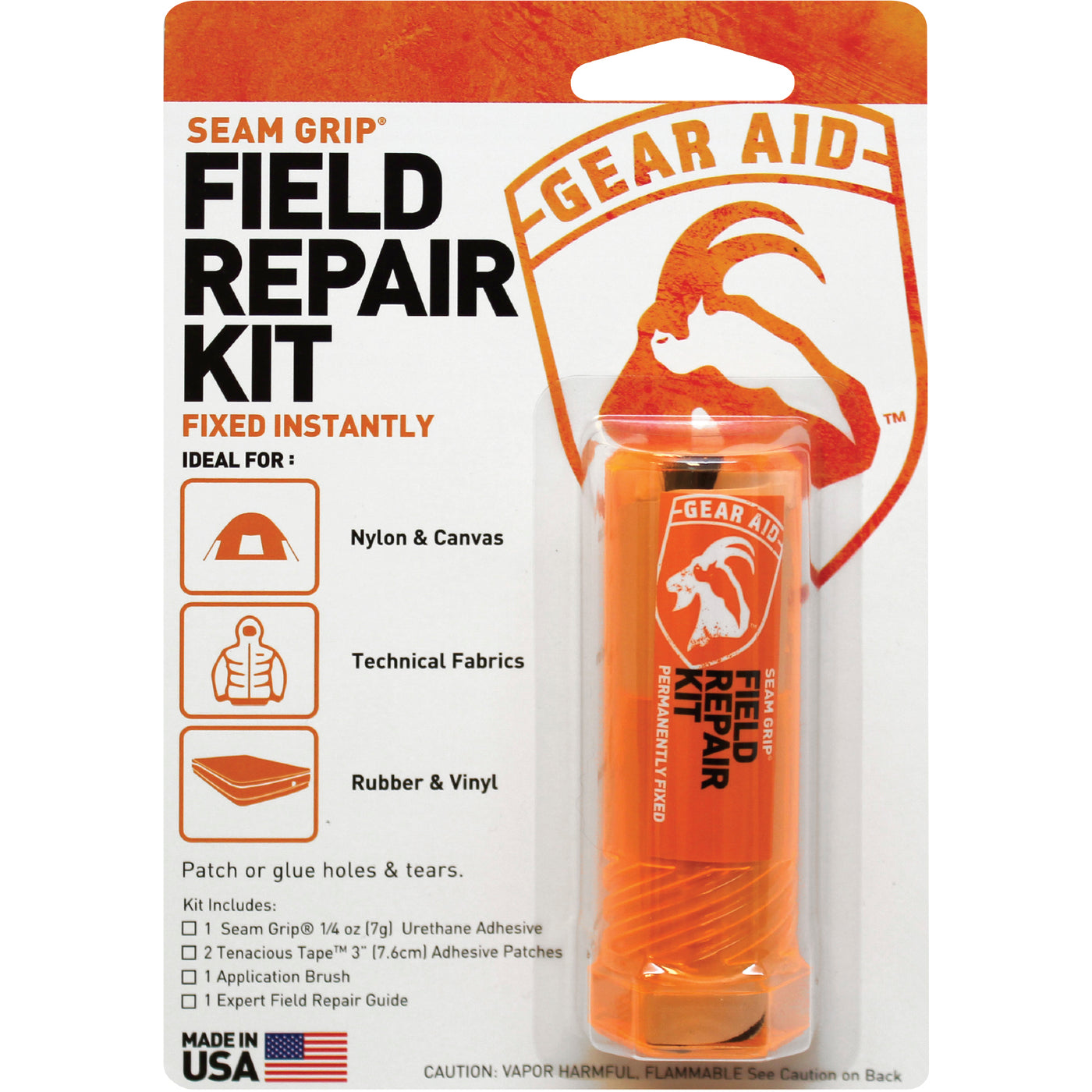 2 Pack) Gear Aid Tenacious Tape Clear Repair Rip and Tear Patch