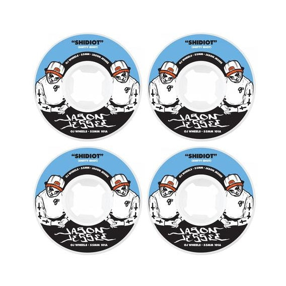 OJ Jessee EZ Edge Shidiot Skateboard Wheels | 55mm 101A