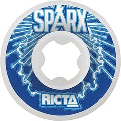 Ricta White Sparx Shockwaves Skateboard Wheels | 51mm