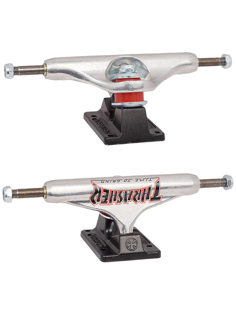 Independent 144 Stage 11 Thrasher Silver Black Standard Skateboard Trucks (2 pcs)