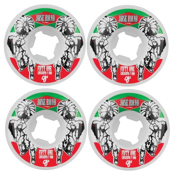 OJ Rojo Skateboard Wheels | 51mm 101A