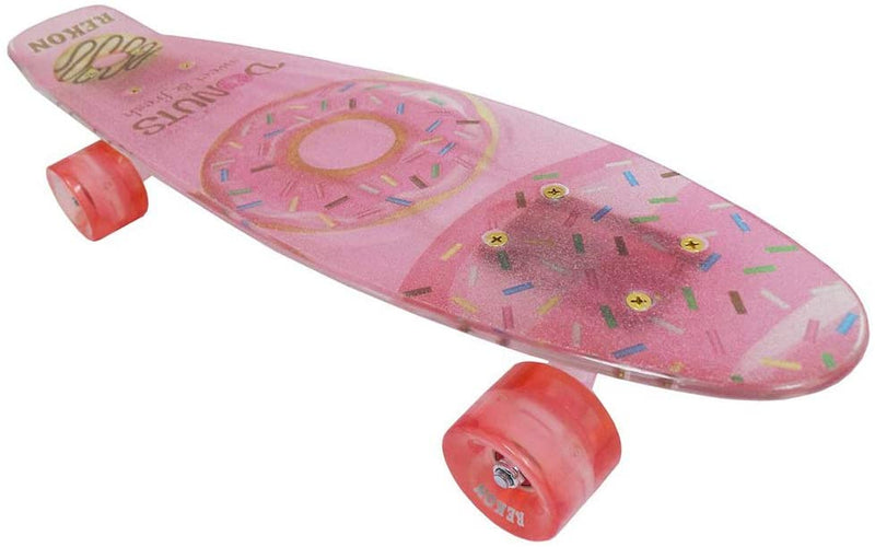 Rekon Complete 22" Mini Cruiser Plastic Skateboard (Donut)