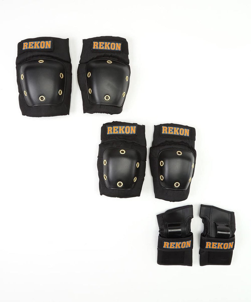 Rekon 3-in-1 Knee, Elbow, and Wrist Protective Gear Set