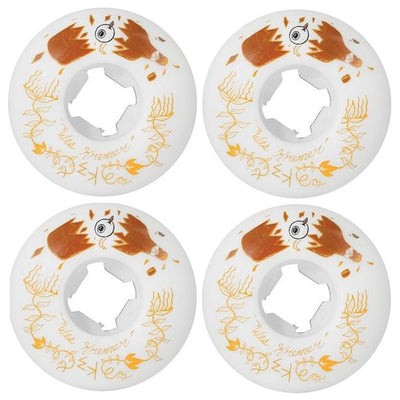 OJ 52mm Kremer Beer Trippin White Skateboard Wheels 4 Pack