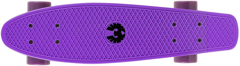 Rekon 22" Complete Mini Cruiser Skateboard (Purple/Black)