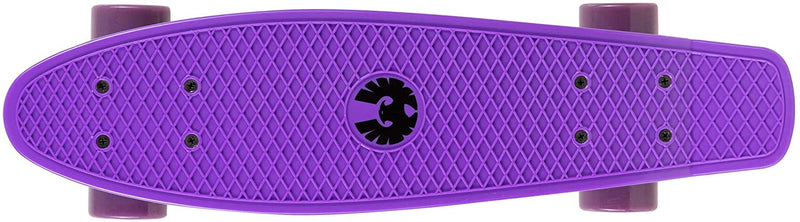 Rekon 22" Complete Mini Cruiser Skateboard (Purple/Black)