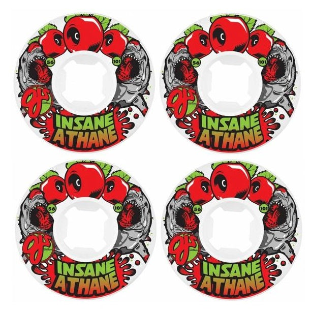 OJ 56mm Sharks 101a Skateboard Wheels 4 Pack