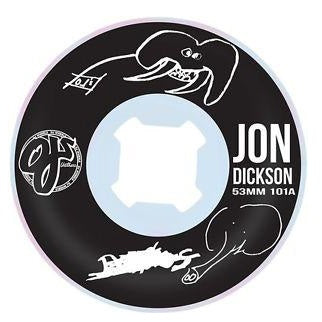 OJ 53mm Dickson Heightens Awareness 101a Skateboard Wheels 4 PACK