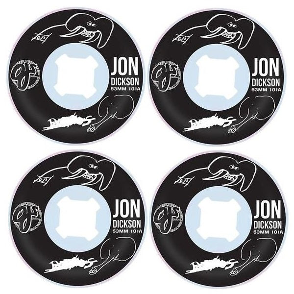 OJ 53mm Dickson Heightens Awareness 101a Skateboard Wheels 4 PACK