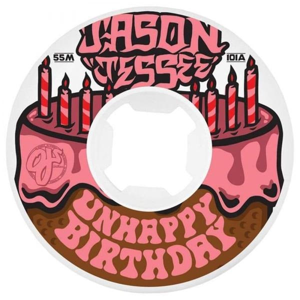 OJ Jessee Unhappy Birthday Skateboard Wheels | 55mm 101A