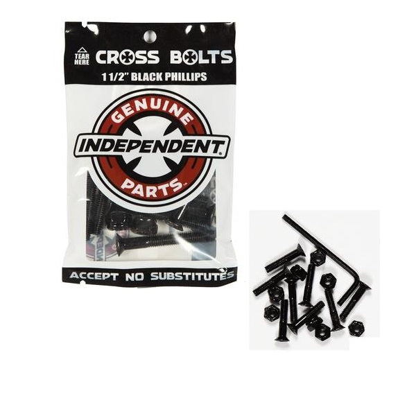 Independent Black 1.5 Inch Skateboard Hardware