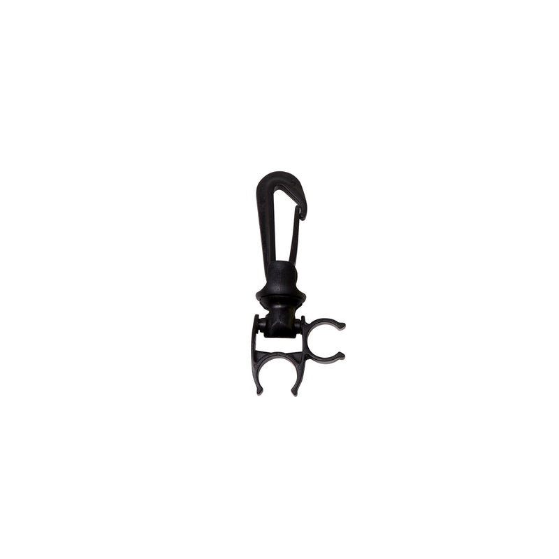 Trident Two Station Y-Type Scuba Hose Holder with Swivel Gate Clip