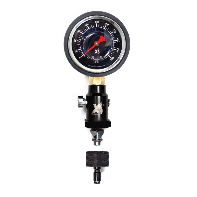 XS SCUBA Intermediate Pressure Gauge Checker LPG QD Adapter