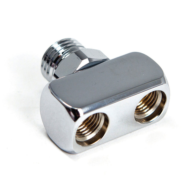 XS SCUBA LP Hose Splitter Chromed Brass 2nd Stage Low Pressure