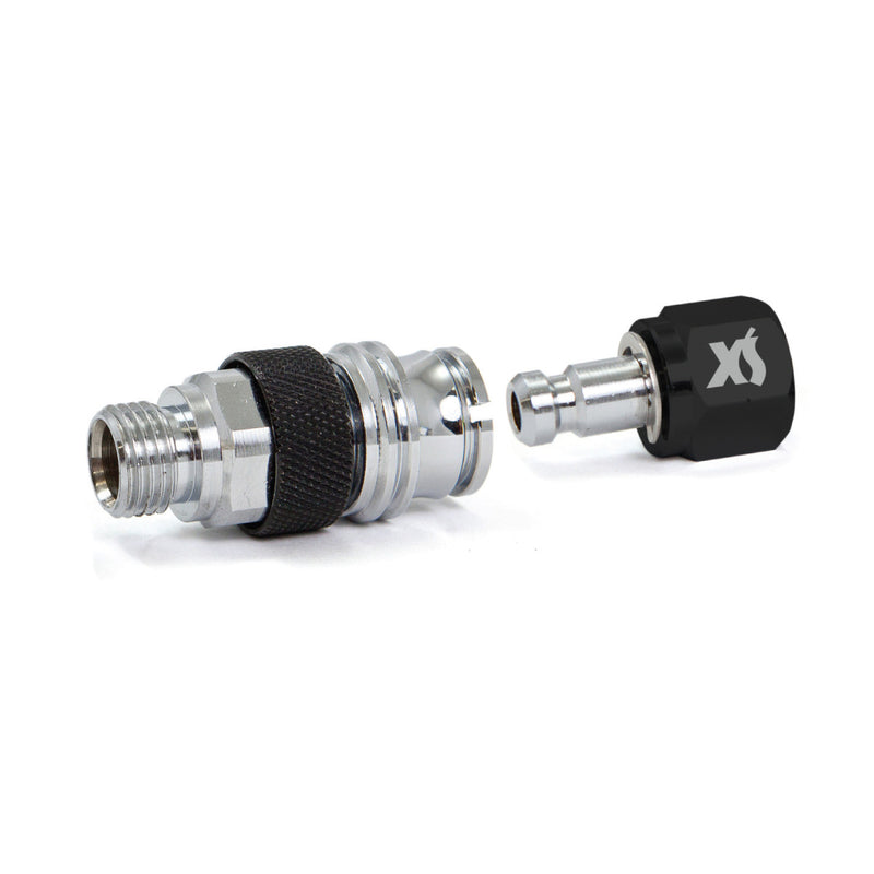 XS SCUBA Second Stage Hose Quick Disconnect Chromed Brass Low Pressure