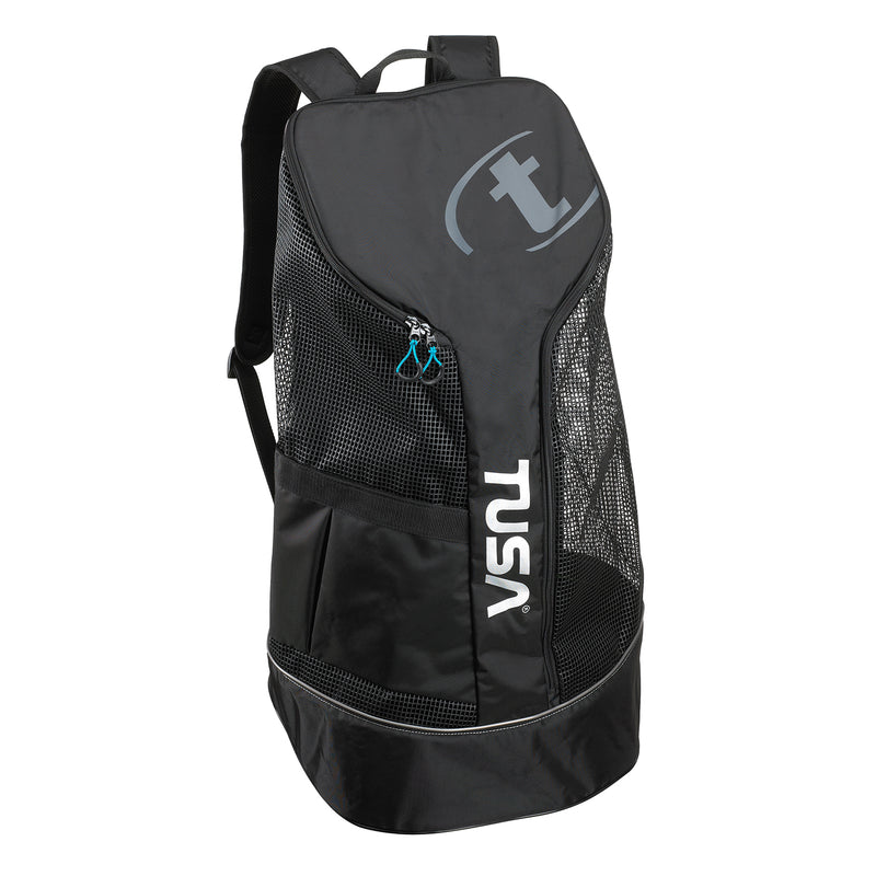 TUSA Angled Top Mesh Backpack with Padded Shoulder Straps