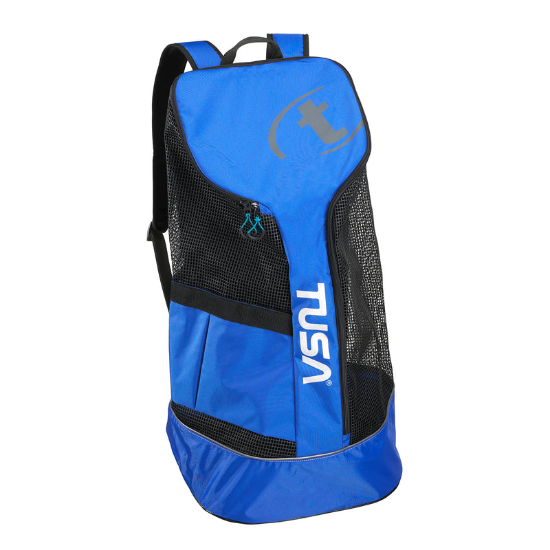 TUSA Angled Top Mesh Backpack with Padded Shoulder Straps